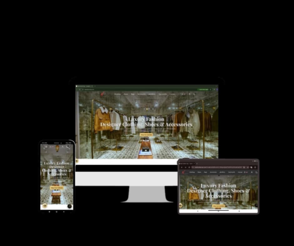Capture d’écran d’une boutique en ligne réalisée par Legacy DevWeb