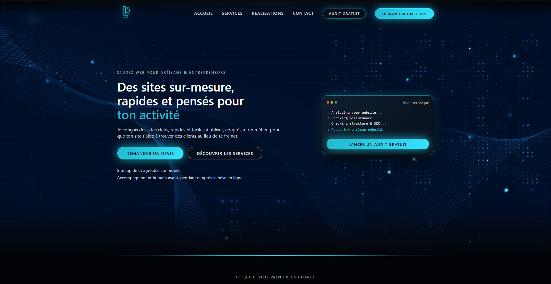 Aperçu du projet Legacy DevWeb V2